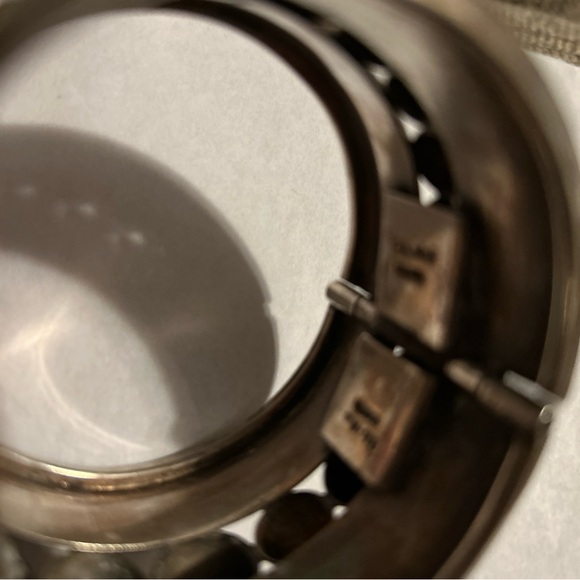 Sterling Whorl Clamper ( cuff) In the manner of Margo de Taxo - Picture 7 of 9